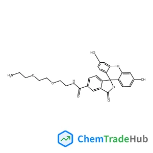 N-{2-[2-(2-Aminoethoxy)ethoxy]ethyl}-3',6'-dihydroxy-3-oxo-3H-spiro[2-benzofuran-1,9'-xanthene]-5-carboxamide