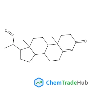 2-[(8S,9S,10R,13S,14S,17R)-10,13-Dimethyl-3-oxo-2,3,6,7,8,9,10,11,12,13,14,15,16,17-tetradecahydro-1H-cyclopenta[a]phenanthren-17-yl]propanal