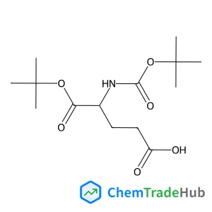 (4S)-5-[(2-Methyl-2-propanyl)oxy]-4-({[(2-methyl-2-propanyl)oxy]carbonyl}amino)-5-oxopentanoic acid