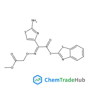Methyl ({(Z)-[1-(2-amino-1,3-thiazol-4-yl)-2-(1,3-benzothiazol-2-ylsulfanyl)-2-oxoethylidene]amino}oxy)acetate