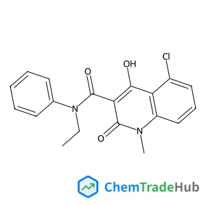 5-Chloro-N-ethyl-4-hydroxy-1-methyl-2-oxo-N-phenyl-1,2-dihydro-3-quinolinecarboxamide