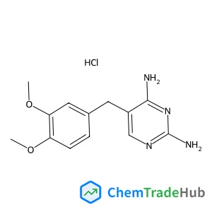5-(3,4-Dimethoxybenzyl)-2,4-pyrimidinediamine hydrochloride (1:1) structure 5-(3,4-Dimethoxybenzyl)-2,4-pyrimidinediamine hydrochloride (1:1) structure