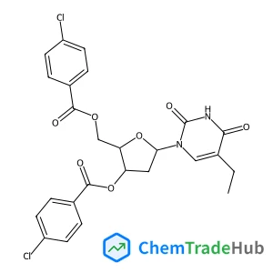 3',5'-Bis-O-(4-chlorobenzoyl)-2'-deoxy-5-ethyluridine