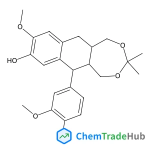 9,9'-O-Isopropyllidene-isolariciresinol structure