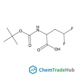 4,4-Difluoro-2-({[(2-methyl-2-propanyl)oxy]carbonyl}amino)butanoic acid