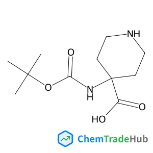 4-({[(2-Methyl-2-propanyl)oxy]carbonyl}amino)-4-piperidinecarboxylic acid