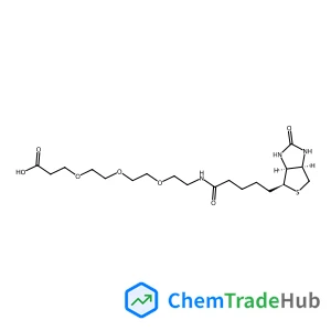 14-Oxo-18-[(3aS,4S,6aR)-2-oxohexahydro-1H-thieno[3,4-d]imidazol-4-yl]-4,7,10-trioxa-13-azaoctadecan-1-oic acid