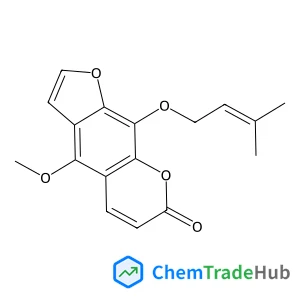 4-Methoxy-9-[(3-methyl-2-buten-1-yl)oxy]-7H-furo[3,2-g]chromen-7-one