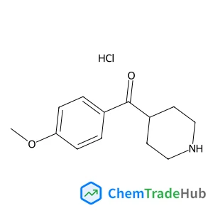 (4-Methoxyphenyl)(4-piperidinyl)methanone hydrochloride (1:1)