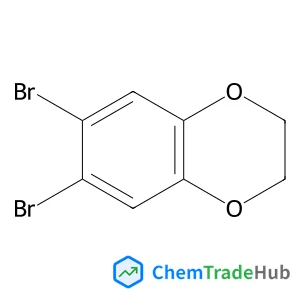 6,7-Dibromo-2,3-dihydro-1,4-benzodioxine structure