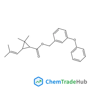 3-Phenoxybenzyl (1R)-2,2-dimethyl-3-(2-methyl-1-propen-1-yl)cyclopropanecarboxylate
