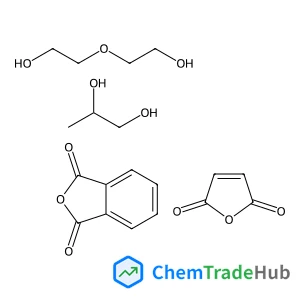 Furan-2,5-dione; 2-(2-hydroxyethoxy)ethanol; isobenzofuran-1,3-dione; propane-1,2-diol