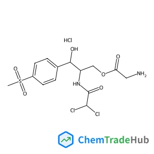 (2S,3R)-2-[(Dichloroacetyl)amino]-3-hydroxy-3-[4-(methylsulfonyl)phenyl]propyl glycinate hydrochloride (1:1)