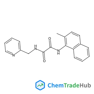 N-(2-Methyl-1-naphthyl)-N'-(2-pyridinylmethyl)ethanediamide N-(2-Methyl-1-naphthyl)-N'-(2-pyridinylmethyl)ethanediamide