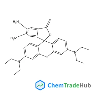 5,6-Diamino-3',6'-bis(diethylamino)-3H-spiro[2-benzofuran-1,9'-xanthen]-3-one