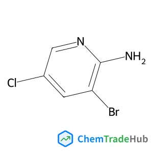 3-Bromo-5-chloro-2-pyridinamine structure 3-Bromo-5-chloro-2-pyridinamine structure