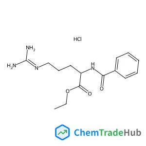 Ethyl N~2~-benzoyl-L-argininate hydrochloride (1:1)