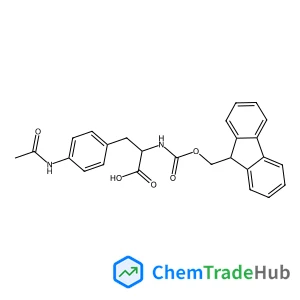 (S)-2-((((9H-FLUOREN-9-YL)METHOXY)CARBONYL)-AMINO)-3-(4-ACETAMIDOPHENYL)PROPANOICACID