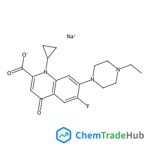 sodium 1-cyclopropyl-7-(4-ethylpiperazin-1-yl)-6-fluoro-4-oxo-1,4-dihydroquinoline-2-carboxylate