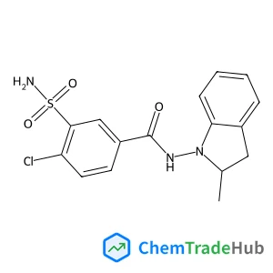 4-Chloro-N-(2-methyl-2,3-dihydro-1H-indol-1-yl)-3-sulfamoylbenzamide