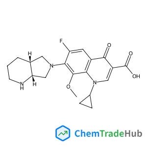 1-Cyclopropyl-6-fluoro-8-methoxy-7-[(4aR,7aR)-octahydro-6H-pyrrolo[3,4-b]pyridin-6-yl]-4-oxo-1,4-dihydro-3-quinolinecarboxylic acid