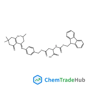 (S)-2-((((9H-Fluoren-9-yl)methoxy)carbonyl)amino)-4-((4-((1-(4,4-dimethyl-2,6-dioxocyclohexylidene)-3-methylbutyl)amino)benzyl)oxy)-4-oxobutanoic acid