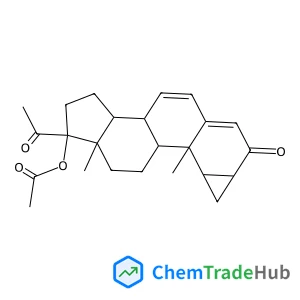 (1R,3aS,3bR,7aR,8aS,8bS,8cS,10aS)-1-Acetyl-8b,10a-dimethyl-7-oxo-1,2,3,3a,3b,7,7a,8,8a,8b,8c,9,10,10a-tetradecahydrocyclopenta[a]cyclopropa[g]phenanthren-1-yl acetate