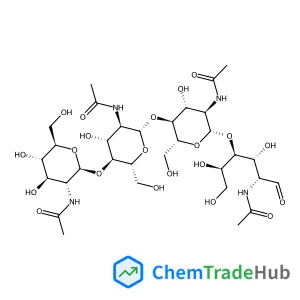 2-Acetamido-2-deoxy-beta-D-glucopyranosyl-(1->4)-2-acetamido-2-deoxy-beta-D-glucopyranosyl-(1->4)-2-acetamido-2-deoxy-beta-D-glucopyranosyl-(1->4)-2-acetamido-2-deoxy-D-glucose