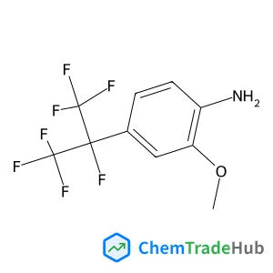 4-(1,1,1,2,3,3,3-Heptafluoro-2-propanyl)-2-methoxyaniline