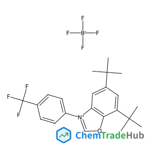 5,7-Bis(2-methyl-2-propanyl)-3-[4-(trifluoromethyl)phenyl]-1,3-benzoxazol-3-ium tetrafluoroborate