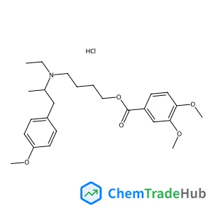 4-{Ethyl[1-(4-methoxyphenyl)-2-propanyl]amino}butyl 3,4-dimethoxybenzoate hydrochloride (1:1)