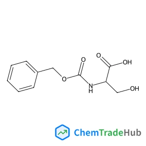 N-[(Benzyloxy)carbonyl]serine structure