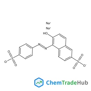 Disodium 6-hydroxy-5-[(4-sulfonatophenyl)diazenyl]-2-naphthalenesulfonate