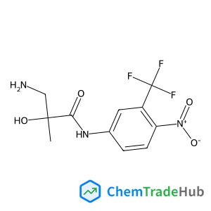 3-amino-2-hydroxy-2-methyl-N-[4-nitro-3-(trifluoromethyl)phenyl]propanamide