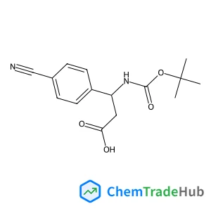 3-(4-Cyanophenyl)-3-({[(2-methyl-2-propanyl)oxy]carbonyl}amino)propanoic acid