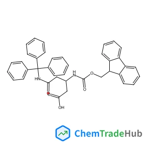 (3S)-3-{[(9H-Fluoren-9-ylmethoxy)carbonyl]amino}-5-oxo-5-(tritylamino)pentanoic acid