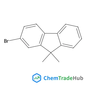 2-Bromo-9,9-dimethyl-9H-fluorene Chemical_Structure_Of