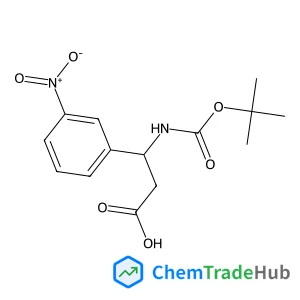 3-({[(2-Methyl-2-propanyl)oxy]carbonyl}amino)-3-(3-nitrophenyl)propanoic acid
