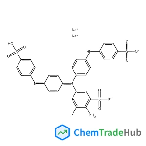 Benzenesulfonic acid,aminomethyl[[4-[(sulfophenyl)amino]phenyl][4-[(sulfophenyl)imino]-2,5-cyclohexadien-1-ylidene]methyl]-, disodium salt