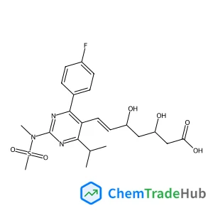 (3R,5S,6E)-7-[4-(4-fluorophenyl)-2-(N-methylmethanesulfonamido)-6-(propan-2-yl)pyrimidin-5-yl]-3,5-dihydroxyhept-6-enoic acid