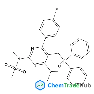 N-{5-[(Diphenylphosphoryl)methyl]-4-(4-fluorophenyl)-6-isopropyl-2-pyrimidinyl}-N-methylmethanesulfonamide
