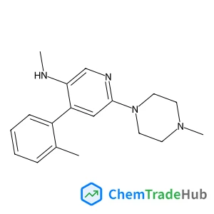 N-Methyl-6-(4-methylpiperazin-1-yl)-4-(o-tolyl)pyridin-3-amine