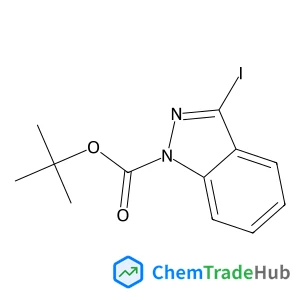 2-Methyl-2-propanyl 3-iodo-1H-indazole-1-carboxylate 2-Methyl-2-propanyl 3-iodo-1H-indazole-1-carboxylate