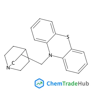 10-(1-Azabicyclo[2.2.2]oct-3-ylmethyl)-10H-phenothiazine structure