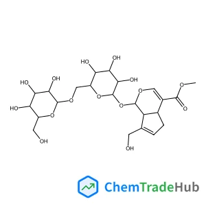 Methyl (1S,4aS,7aS)-1-{[6-O-(beta-D-glucopyranosyl)-beta-D-glucopyranosyl]oxy}-7-(hydroxymethyl)-1,4a,5,7a-tetrahydrocyclopenta[c]pyran-4-carboxylate