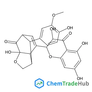 (3R,3aR,6R,7aR,8R)-7a-hydroxy-8-(4-hydroxy-3-methoxyphenyl)-4-((2R,3R)-3,5,7-trihydroxy-4-oxochroman-2-yl)-2,3,3a,7a-tetrahydro-3,6-methanobenzofuran-7(6H)-one
