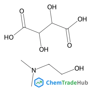 (2R,3R)-2,3-Dihydroxysuccinic acid - 2-(dimethylamino)ethanol (1:1)