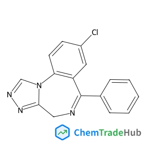 8-Chloro-6-phenyl-4H-[1,2,4]triazolo[4,3-a][1,4]benzodiazepine