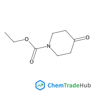 Ethyl 4-oxo-1-piperidinecarboxylate structure
