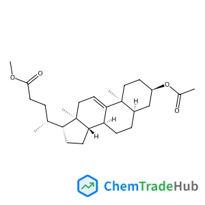 Methyl (3alpha,5beta)-3-acetoxychol-9(11)-en-24-oate